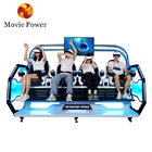 2.5kw Virtual Reality Roller Coaster Simulator 4 Seats 9D VR Cinema Space Theater
