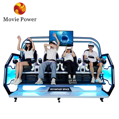 Theme Park Roller Coaster 9d Vr Simulator 4 Player Arcade Machine 9d Vr Chair Cinema