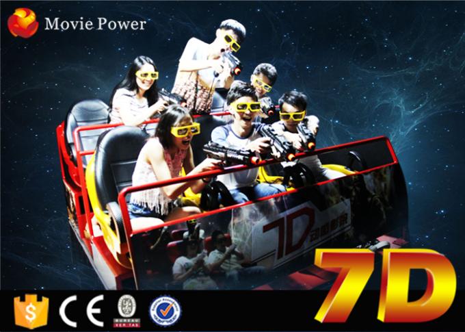 Electronic cinema system 7d rider cinema with interactive game for children 0