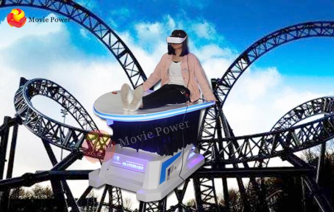 Fiberglass Material Virtual Reality Slide / 360-Degree VR Video Game Flight Simulator 0