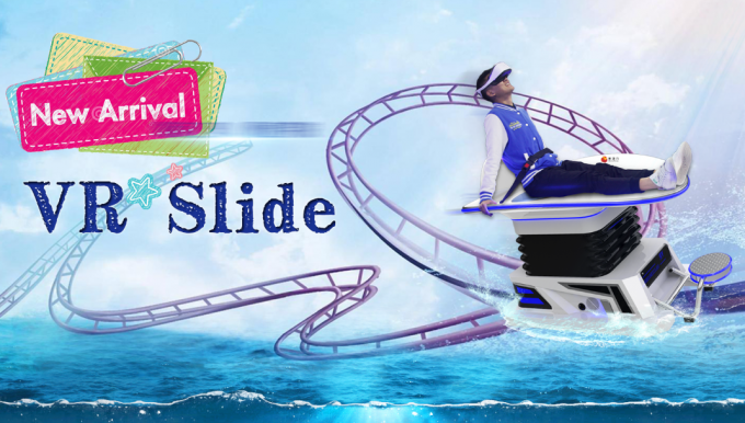 Fiberglass Material 9D Vr Slide Game Machine For Shopping Center 0