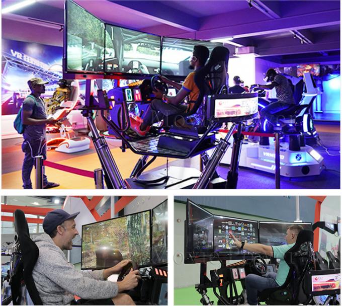 Amusement Equipment 9D Simulator 6 Dof Dynamic Platform For Shopping Mall 0