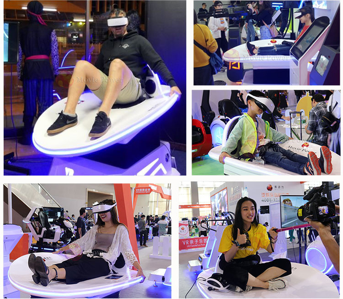 Slide 9d Vr Game Machine Motion Simulator Game Arcade Cinema 9d Skateboard For Entertainment Park 2