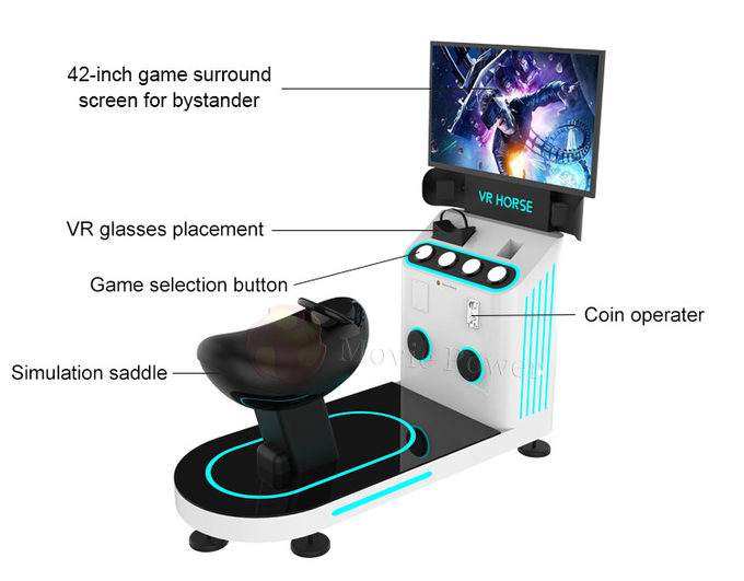 Horse Riding 4d 8d 9d Virtual Reality Simulator Vr Arcade Game Machine 2