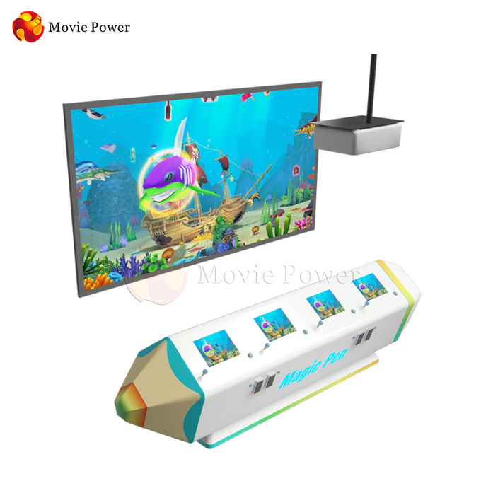 FRP / Steel Kids Interactive Wall Projector Game Interactive Whiteboard Games 0