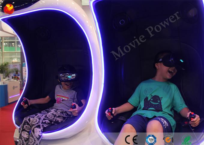 Electric Cylinder 1/2/3 seats 9D VR Egg Cinema with CE Certificate 2