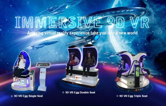 Simulation Ride Coin Operated 9D VR Cinema 9D Cinema Arcade Game Machine 2 Seats 0