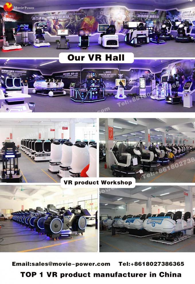 220V Standing Up 9D VR Arcade Game Machine Electronic Multiplayer Haunted Escape Room   3