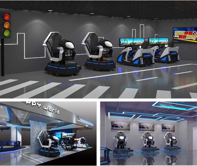 4 Players VR Racing Simulator Movie Power F1 Racing Virtual Reality Race City Car Driving 1