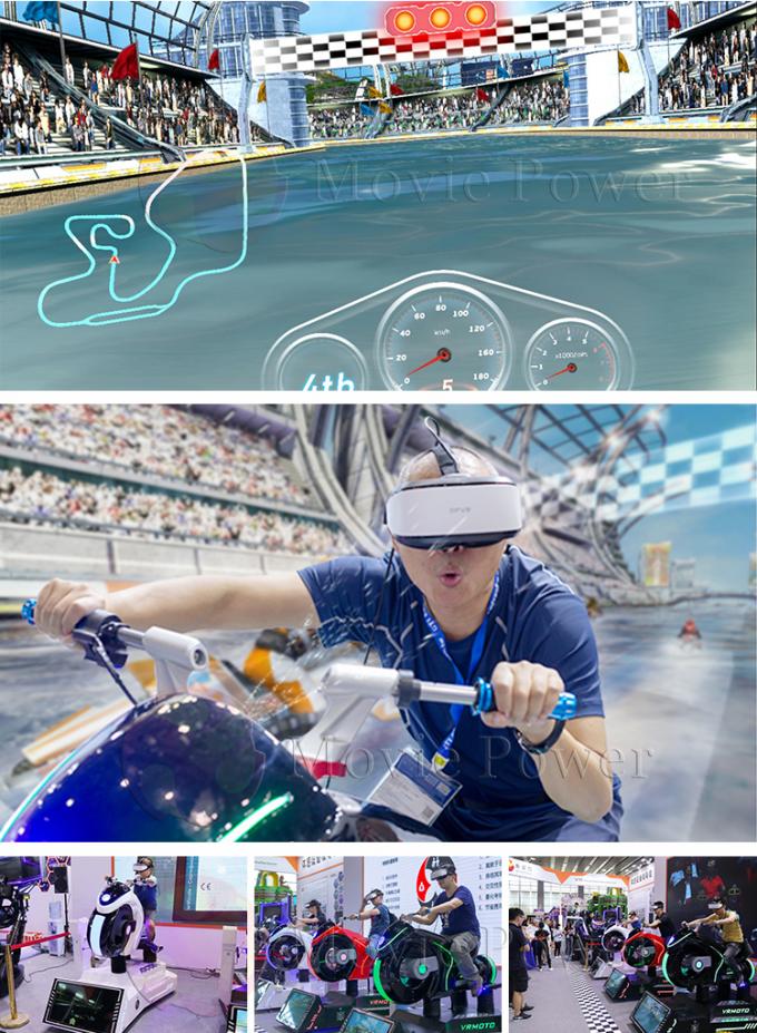 Amusement Park 9D VR Race Car Simulator Games Machine 1