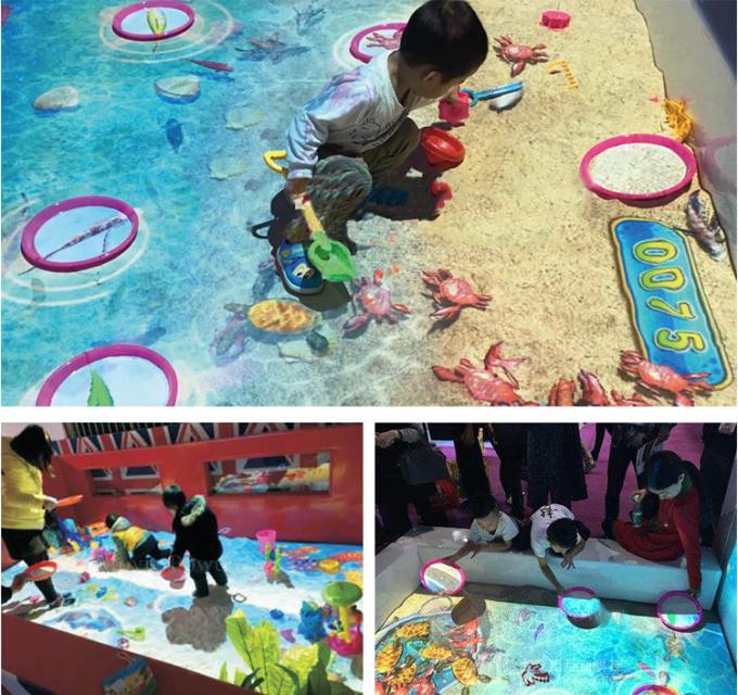 Children Indoor Playground Kid Interactive Floor Projection System Magic Games 0