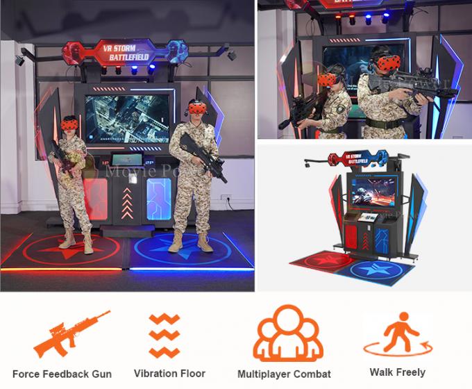 Most Attractive Indoor Playground Fighting 9d Vr Shooting Game Machine Simulator 0