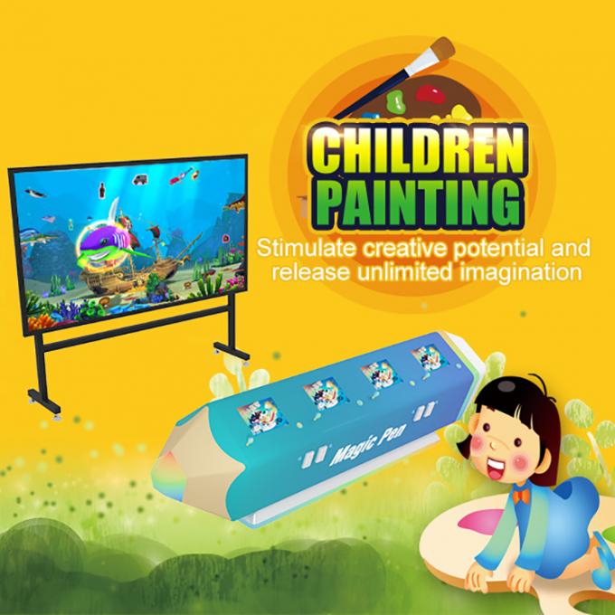 MR Business Interactive Projector Games 3d Video AR Children Painting Machine 0