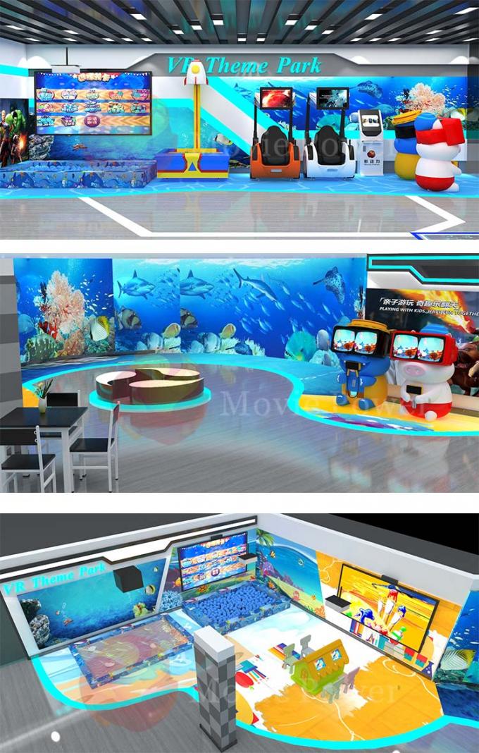VR Amusement Park Equipment Children Play Zone Virtual Reality Arcade Theme Park Playground 1