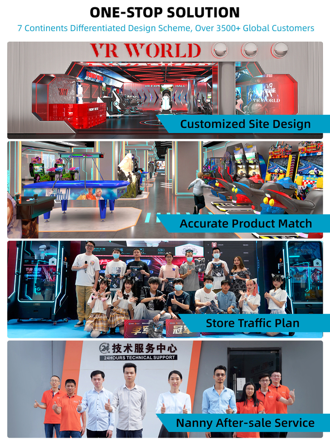 4KW Deepoon E3 9D VR Simulator For Theme Park Museum 2